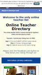 Mobile Screenshot of online-teacher-directory.com